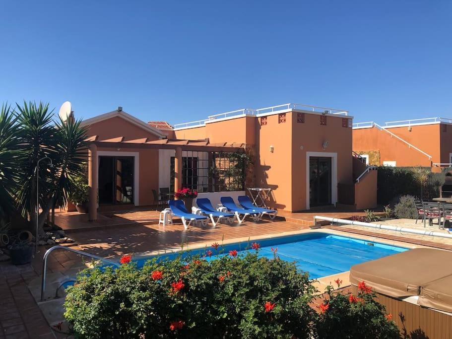 Casa Piedra, Luxury Family Front Line Golf, Hot Tub,Pool Table, 8 Pers, Caleta De Fuste Villa Exterior foto