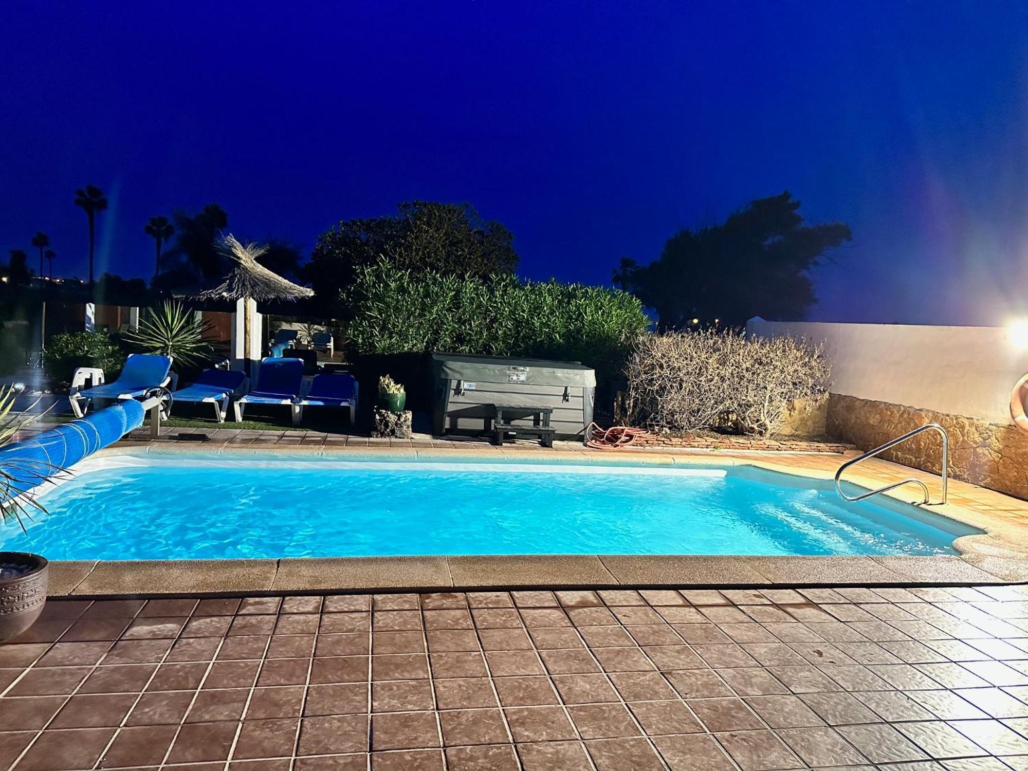 Casa Piedra, Luxury Family Front Line Golf, Hot Tub,Pool Table, 8 Pers, Caleta De Fuste Villa Exterior foto